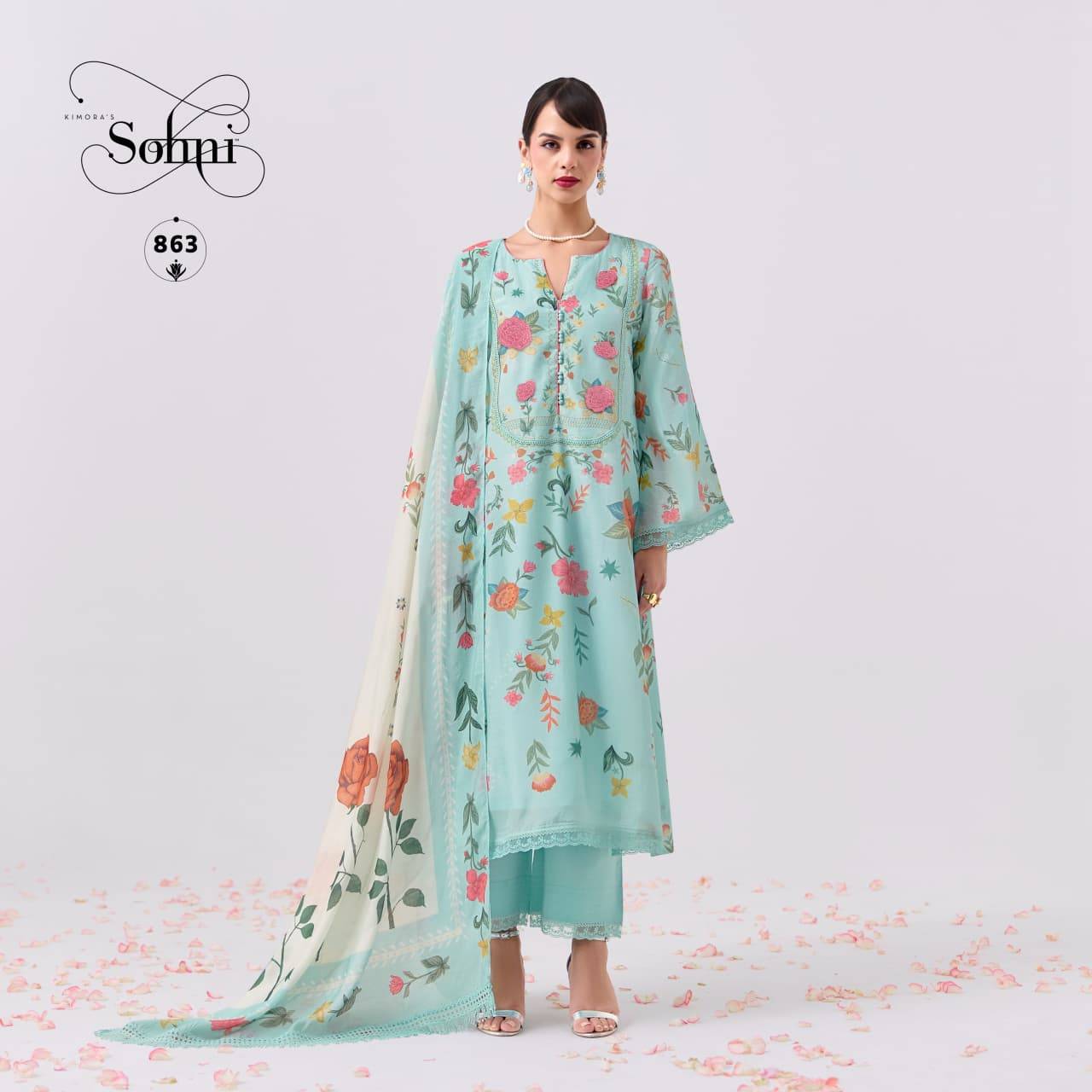 VALLEY By Kimora Suit Stylish Beautiful Colourful PREMIUM PURE COTTON Dresses At Wholesale Price